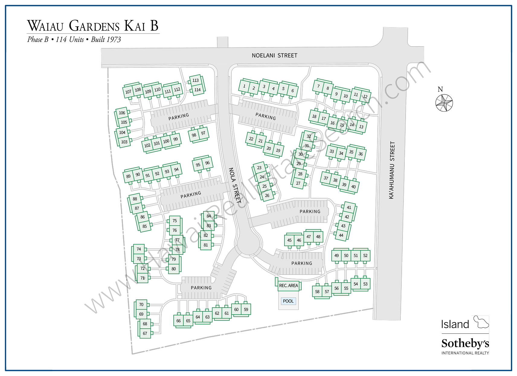 Waiau Gardens Kai B Map